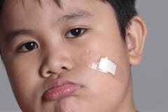Hurt Boy Royalty Free Stock Photo Hurt Boy Royalty Free Stock Photo