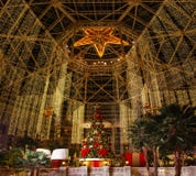 Huvudsakliga Hall i Gaylord Texan Resort, vinranka, Texas, USA December 7 2012 arkivbilder Huvudsakliga Hall i Gaylord Texan Resort, vinranka, Texas, USA December 7 2012 arkivbilder