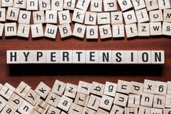 Hypertension word concept on cubes royalty free stock photo Hypertension word concept on cubes royalty free stock photo