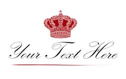 härlig kronalogokunglig person royaltyfri illustrationer härlig kronalogokunglig person royaltyfri illustrationer