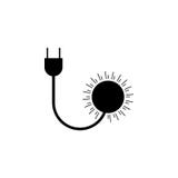 Hålighet solsymbol på vit bakgrund Kan användas för rengöringsduken, logoen, den mobila appen, UI UX royaltyfri illustrationer Hålighet solsymbol på vit bakgrund Kan användas för rengöringsduken, logoen, den mobila appen, UI UX royaltyfri illustrationer