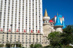 Hôtel et casino d'Excalibur à Las Vegas photos stock Hôtel et casino d'Excalibur à Las Vegas photos stock
