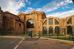 I bagni di Diocletian a Roma Immagini Stock Libere da Diritti I bagni di Diocletian a Roma Immagini Stock Libere da Diritti