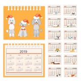 I bambini registano per l'anno 2018 dello scrittorio o della parete royalty illustrazione gratis I bambini registano per l'anno 2018 dello scrittorio o della parete royalty illustrazione gratis