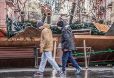 I giorni della protesta di Euromaidan, Kiev fotografie stock I giorni della protesta di Euromaidan, Kiev fotografie stock