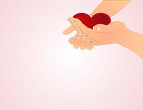 I Give You My Heart In Love... Royalty Free Stock Photo