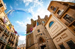 Forever chasing bubbles around Barcelona.