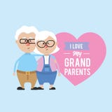 Download My grandparents stock illustration. Illustration of ...