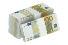 I pacchetti dell'euro 200 illustrazione di stock I pacchetti dell'euro 200 illustrazione di stock