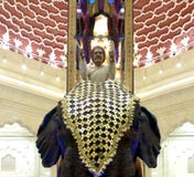 Ibn Battuta Mall, Dubai -UAE India Court Elephant Royalty Free Stock Image