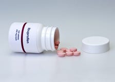 Ibuprofen imágenes de archivo libres de regalías Ibuprofen imágenes de archivo libres de regalías