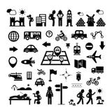 Icône d'explorateur de voyageur illustration stock Icône d'explorateur de voyageur illustration stock
