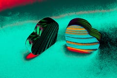 Ic?ne en forme de coeur en vue comme conception d'amour photo stock Ic?ne en forme de coeur en vue comme conception d'amour photo stock