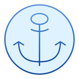 Ic?ne plate d'ancre Ic?nes bleues en acier dans le style plat ? la mode Conception marine de style de gradient, con?ue pour le We illustration de vecteur Ic?ne plate d'ancre Ic?nes bleues en acier dans le style plat ? la mode Conception marine de style de gradient, con?ue pour le We illustration de vecteur