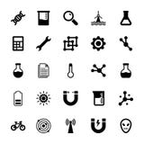 Icônes 8 de vecteur de Glyph de la science et technologie illustration libre de droits Icônes 8 de vecteur de Glyph de la science et technologie illustration libre de droits