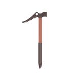 Ice Axe For Climbing, Equipment For Mountaineering Vector Illustration Royalty Free Stock Photography Ice Axe For Climbing, Equipment For Mountaineering Vector Illustration Royalty Free Stock Photography