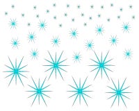 Regular ice crystal pattern on white background royalty free illustration Regular ice crystal pattern on white background royalty free illustration