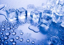 Ice Cubes Royalty Free Stock Photography