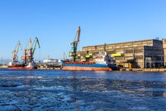 Ice-free Port On The Baltic Sea Ice-free Port On The Baltic Sea