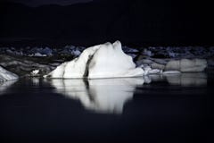 Icebergs At Night Stock Image