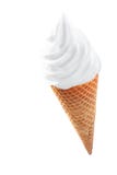 Icecream cone with twirled softserve