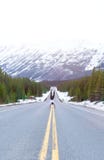 Icefields Parkway Handstand royalty free stock image Icefields Parkway Handstand royalty free stock image