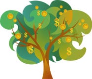 Icon Of Money Tree Royalty Free Stock Photo Icon Of Money Tree Royalty Free Stock Photo