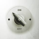 Icon On Off Switch On A Gray Background. EPS10, Stock Images