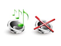 Icon Speaker Royalty Free Stock Photography