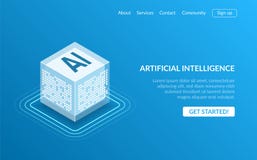 Icona AI, concetto di calcolo della nuvola isometrica, data mining, rete isometrica e neurale, macchina di intelligenza artificia illustrazione vettoriale Icona AI, concetto di calcolo della nuvola isometrica, data mining, rete isometrica e neurale, macchina di intelligenza artificia illustrazione vettoriale