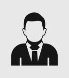 Icona corporativa dell'uomo royalty illustrazione gratis Icona corporativa dell'uomo royalty illustrazione gratis