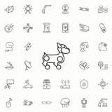 icona del cane del robot Insieme universale delle icone di nuove tecnologie per il web ed il cellulare royalty illustrazione gratis icona del cane del robot Insieme universale delle icone di nuove tecnologie per il web ed il cellulare royalty illustrazione gratis