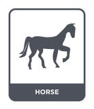 icona del cavallo nello stile d'avanguardia di progettazione Icona del cavallo isolata su fondo bianco simbolo piano semplice e m royalty illustrazione gratis icona del cavallo nello stile d'avanguardia di progettazione Icona del cavallo isolata su fondo bianco simbolo piano semplice e m royalty illustrazione gratis
