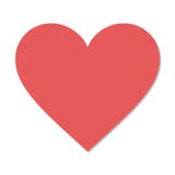 Icona del cuore su un fondo bianco royalty illustrazione gratis Icona del cuore su un fondo bianco royalty illustrazione gratis