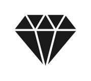 Icona del diamante royalty illustrazione gratis Icona del diamante royalty illustrazione gratis