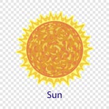 Icona del sole dello spazio, stile piano illustrazione vettoriale Icona del sole dello spazio, stile piano illustrazione vettoriale