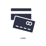 icona della carta su fondo bianco Illustrazione semplice dell'elemento dal concetto di strategia illustrazione vettoriale icona della carta su fondo bianco Illustrazione semplice dell'elemento dal concetto di strategia illustrazione vettoriale