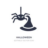 icona della decorazione di Halloween su fondo bianco Illustrazione semplice dell'elemento dal concetto di Halloween illustrazione di stock icona della decorazione di Halloween su fondo bianco Illustrazione semplice dell'elemento dal concetto di Halloween illustrazione di stock