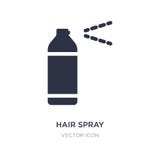 icona della lacca per capelli su fondo bianco Illustrazione semplice dell'elemento dal concetto di bellezza illustrazione vettoriale icona della lacca per capelli su fondo bianco Illustrazione semplice dell'elemento dal concetto di bellezza illustrazione vettoriale