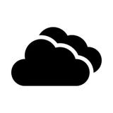 Icona della nube illustrazione di stock Icona della nube illustrazione di stock