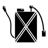 Icona di controllo dei parassiti, stile nero semplice illustrazione vettoriale Icona di controllo dei parassiti, stile nero semplice illustrazione vettoriale