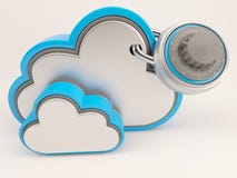 icona di 3D Cloud Drive illustrazione di stock icona di 3D Cloud Drive illustrazione di stock