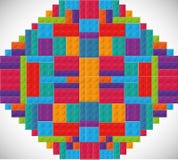 Icona di Lego Figura astratta Grafico di vettore royalty illustrazione gratis Icona di Lego Figura astratta Grafico di vettore royalty illustrazione gratis