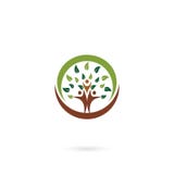 Icona di logo della gente, della Comunità, di lavoro di squadra e di associazione illustrazione di stock Icona di logo della gente, della Comunità, di lavoro di squadra e di associazione illustrazione di stock