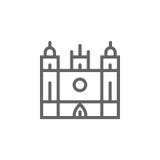 Icona di luzia di Igreja de Santa Elemento dell'icona del Portogallo Linea sottile icona per progettazione del sito Web e svilupp illustrazione vettoriale Icona di luzia di Igreja de Santa Elemento dell'icona del Portogallo Linea sottile icona per progettazione del sito Web e svilupp illustrazione vettoriale