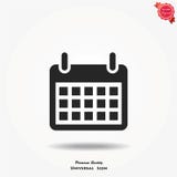Icona di vettore del calendario illustrazione di stock Icona di vettore del calendario illustrazione di stock
