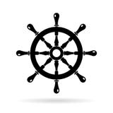 Icona di vettore del volante della barca royalty illustrazione gratis Icona di vettore del volante della barca royalty illustrazione gratis