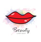 Icona di vettore delle labbra, progettazione di logo per modo, bellezza, cosmetici, stazione termale, icona di web, disegnata a m illustrazione vettoriale Icona di vettore delle labbra, progettazione di logo per modo, bellezza, cosmetici, stazione termale, icona di web, disegnata a m illustrazione vettoriale