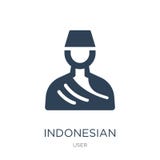 icona indonesiana nello stile d'avanguardia di progettazione icona indonesiana isolata su fondo bianco icona indonesiana di vetto illustrazione vettoriale icona indonesiana nello stile d'avanguardia di progettazione icona indonesiana isolata su fondo bianco icona indonesiana di vetto illustrazione vettoriale