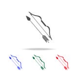 Icone dell'arco e della freccia di sport Elementi dell'elemento di sport nelle multi icone colorate Icona premio di progettazione illustrazione vettoriale Icone dell'arco e della freccia di sport Elementi dell'elemento di sport nelle multi icone colorate Icona premio di progettazione illustrazione vettoriale